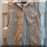 H26. EMS sleeveless nylon blouse. Size M - $14 